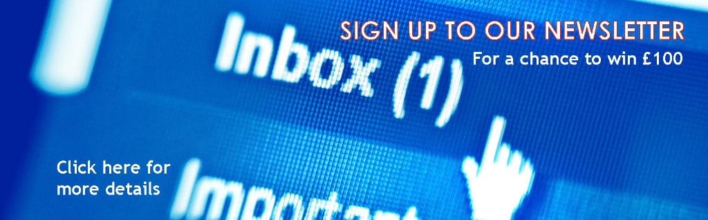 Signup to newsletter for a chance to win